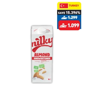 Nilky Almond/ Unsweetened/ Coconut Milk 1L Nilky Almond/ Unsweetened/ Coconut Milk 1L