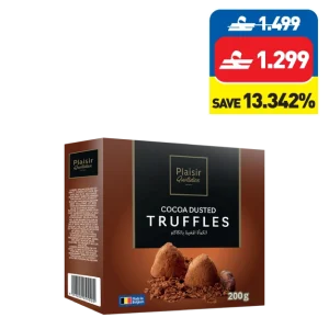 Plaisir Quotidien Assorted Cocoa Dusted Truﬄes 200g