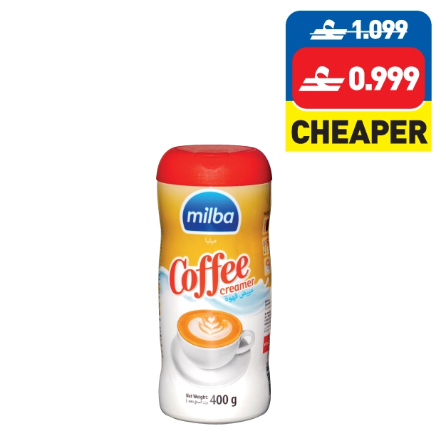 ﻣﻴﻠﺒﺎ ﻛﺮيمﺔ اﻟﻘﻬﻮة ٤٠٠ غ Milba Coffee Creamer 400g