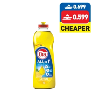 Ora Assorted Dishwash Liquid 1L