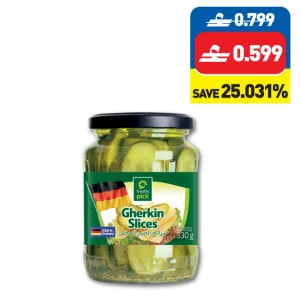 Freshly Pick Gherkin Slices 330g