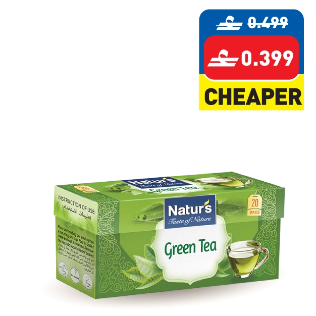 Natur’s Green Tea 20’s Natur’s Green Tea 20’s