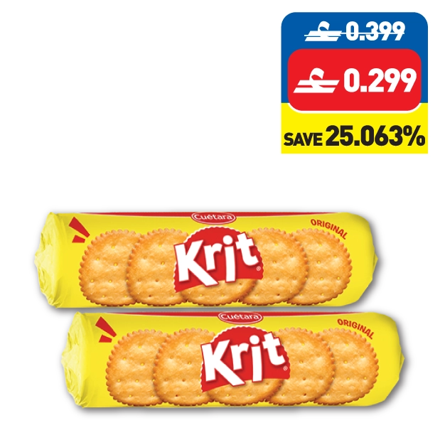 ﻛﻮﻳﺘﺎرا ﻛﺮﻳﺖ اﻷﺻﲇ ١٠٠ غ Cuetara Krit Canape Original 100g