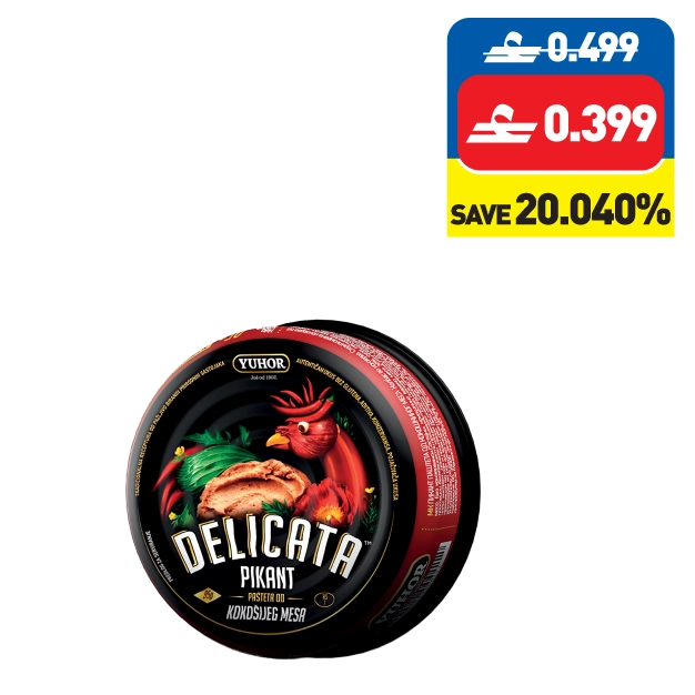 ﻳﻮﻫﻮر ﺑﺎﺗﻴﻪ دﺟﺎج ﺣﺎر ٩٥ غ Yuhor AD Delicata Pate Spicy Chicken 95g