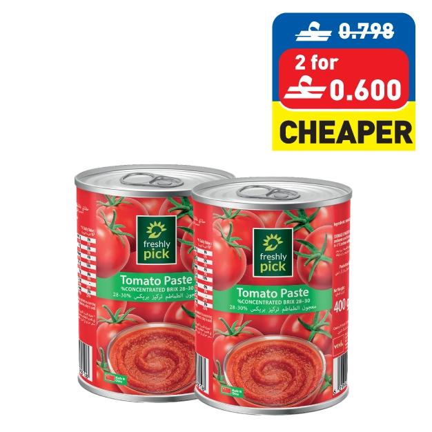 ﻓﺮﻳﺸﲇ ﺑﻴﻚ ﻣﻌﺠﻮن ﻃماﻃﻢ ٤٠٠ غ Freshly Pick Tomato Paste 400g