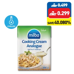 Milba Cooking Cream Analogue 200ml
