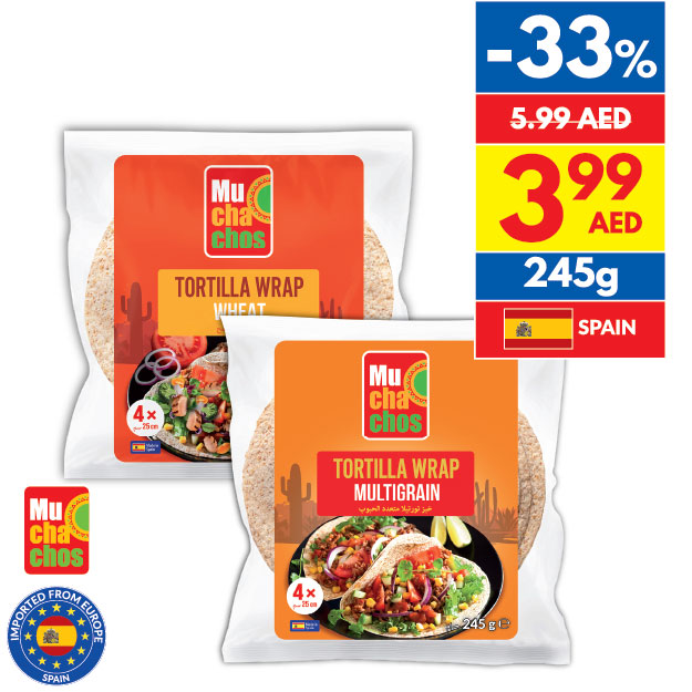 Muchachos Wheat / Multigrain Tortilla Wrap Muchachos Wheat / Multigrain Tortilla Wrap