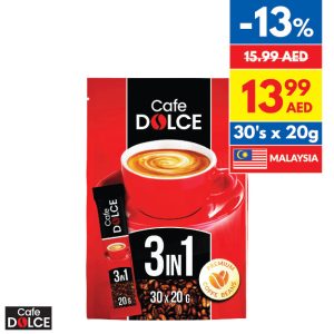 Café Dolce 3 In 1 Coffee Mix 20 G X 30’S Pouch Café Dolce 3 In 1 Coffee Mix 20 G X 30’S Pouch