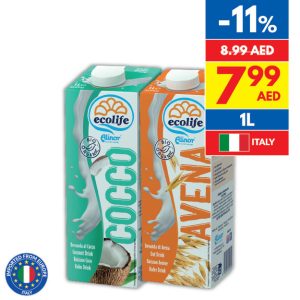 Ecolife Organic Almond Drink/ Organic Oat Milk Ecolife Organic Almond Drink/ Organic Oat Milk