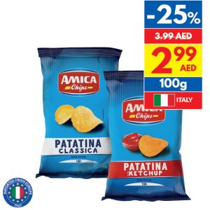 Amica Chips Original/ Ketchup/ Paprika/ Grigliata Amica Chips Original/ Ketchup/ Paprika/ Grigliata