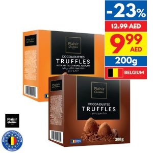 Plaisir Quotidien Cocoa Dusted Truffles/ With Salted Caramel Flavour Plaisir Quotidien Cocoa Dusted Truffles/ With Salted Caramel Flavour