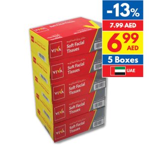 Viva Facial Tissue 2 Ply 5 X 150 Sheets Viva Facial Tissue 2 Ply 5 X 150 Sheets