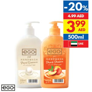 Ego Pearl Essence/ Cherry Bloom/ Peach Passion Handwash Ego Pearl Essence/ Cherry Bloom/ Peach Passion Handwash