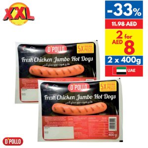 D’Pollo Jumbo Hot Dogs