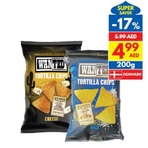 Wanted Tortilla Chips Salt/ Cheese/ Chili Wanted Tortilla Chips Salt/ Cheese/ Chili
