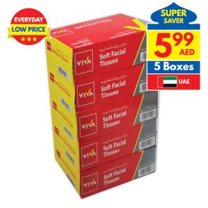 Viva Facial Tissue 2 Ply 5 X 150 Sheets Viva Facial Tissue 2 Ply 5 X 150 Sheets