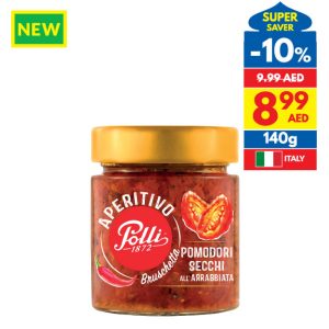Polli Sundried Tomatoes Bruschetta 140g Polli Sundried Tomatoes Bruschetta 140g