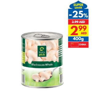Freshly Pick Mushroom Whole 400g Freshly Pick Mushroom Whole 400g
