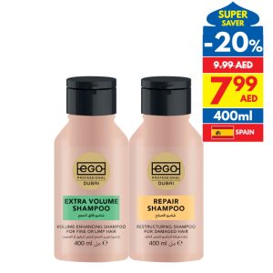 Ego Professional Extra Volume/ Repair Shampoo 400ml Ego Professional Extra Volume/ Repair Shampoo 400ml