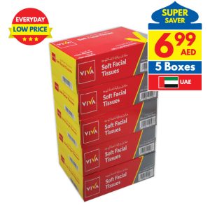 Viva Facial Tissue 2 Ply 5 X 150 Sheets Viva Facial Tissue 2 Ply 5 X 150 Sheets