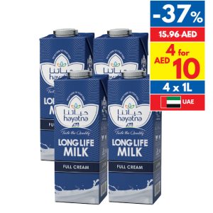 Hayatna UHT Full Fat Original 4x1L Hayatna UHT Full Fat Original 4x1L