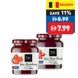 Plaisir Quotidien Strawberry/ Four Fruits Jam 265g Plaisir Quotidien Strawberry/ Four Fruits Jam 265g
