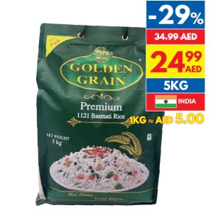 Golden Grain Basmati Premium Rice 5kg Golden Grain Basmati Premium Rice 5kg