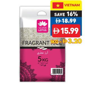 Silver Lotus Fragrant Rice 5Kg