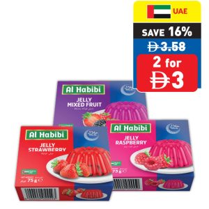 Al Habibi Strawberry/ Raspberry/ Pineapple/ Mixed Fruit Jelly