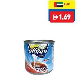 Albani Evaporated Milk Light 170g Albani Evaporated Milk Light 170g