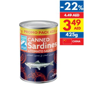 Deep Blue XXL Sardine In Tomato Sauce 425g Deep Blue XXL Sardine In Tomato Sauce 425g