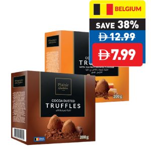 Plaisir Quotidien Cocoa Dusted Truffles/ With Salted Caramel Flavour 200g