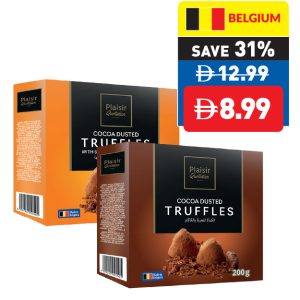 Plaisir Quotidien Cocoa Dusted Truffles/ With Salted Caramel Flavour 200g Plaisir Quotidien Cocoa Dusted Truffles/ With Salted Caramel Flavour 200g