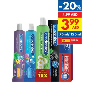 Oradentex Assorted Toothpaste 125ml Oradentex Assorted Toothpaste 125ml