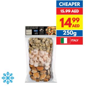 Deep Blue Mussel, Clam & Shrimp Seafood Mix 250g Deep Blue Mussel, Clam & Shrimp Seafood Mix 250g