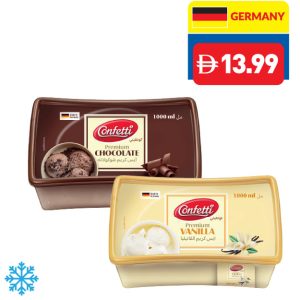 Confetti Chocolate/ Vanilla Ice Cream 1L Confetti Chocolate/ Vanilla Ice Cream 1L