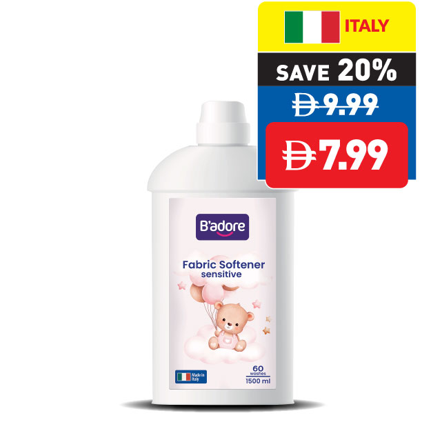 B’adore Fabric Softner Sensitive 1.5l