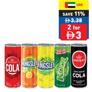 Kingsley Assorted Carbonated Drink 300ml