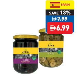 Jolca Sliced Green/ Black Olives 400g Jolca Sliced Green/ Black Olives 400g