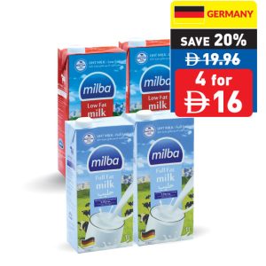 Milba Milk Uht Full/ Low Fat Original 1L