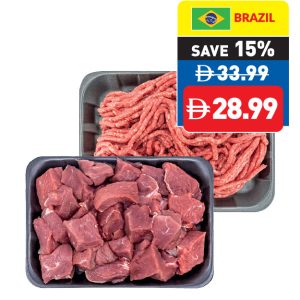 Brazilian Beef Mince/ Cubes 1kg