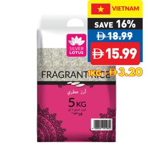 Silver Lotus Fragrant Rice 5Kg