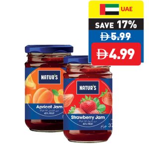 Natur’S Jam Apricot/ Strawberry/ Mix Fruit 370g