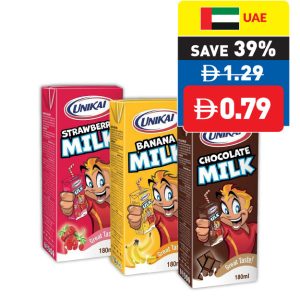 Unikai Chocolate/ Strawberry/ Banana Milk