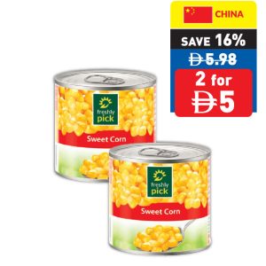 Freshly Pick Sweet Corn 340g Freshly Pick Sweet Corn 340g