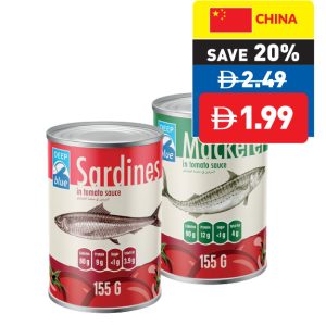 Deep Blue Assorted Sardine/ Mackerel in Can 155g
