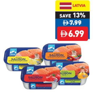 Deep Blue Assorted Salmon Can 120g