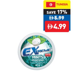 Extreme Peppermint & Wintergreen Mints 42g Extreme Peppermint & Wintergreen Mints 42g