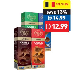 Chic n Choc Assorted Chocolate Curls 125g Chic n Choc Assorted Chocolate Curls 125g