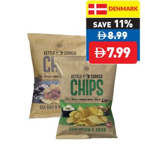 Crispy Kettle Cooked Chips Sea Salt/ Paprika 150g Crispy Kettle Cooked Chips Sea Salt/ Paprika 150g